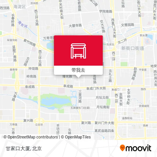 甘家口大厦地图
