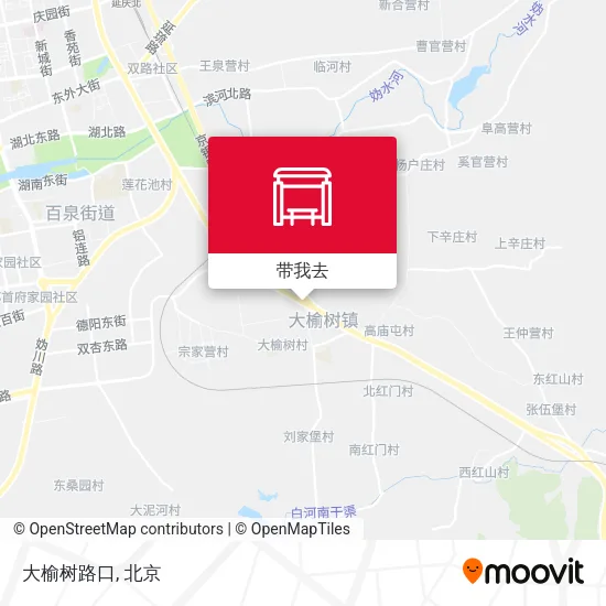 大榆树路口地图