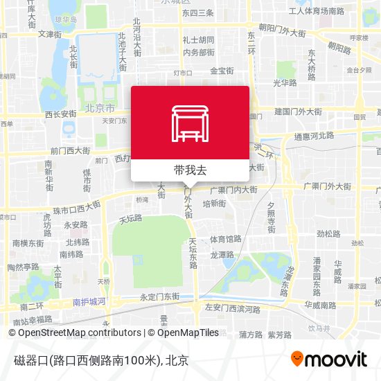 磁器口(路口西侧路南100米)地图