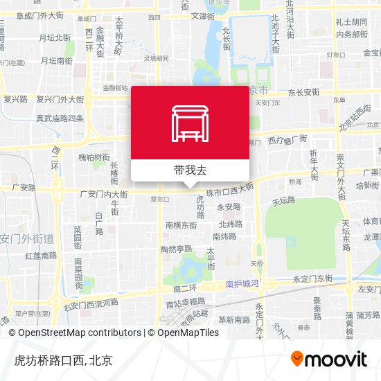 虎坊桥路口西地图