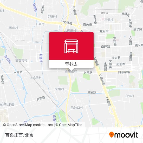 百泉庄西地图