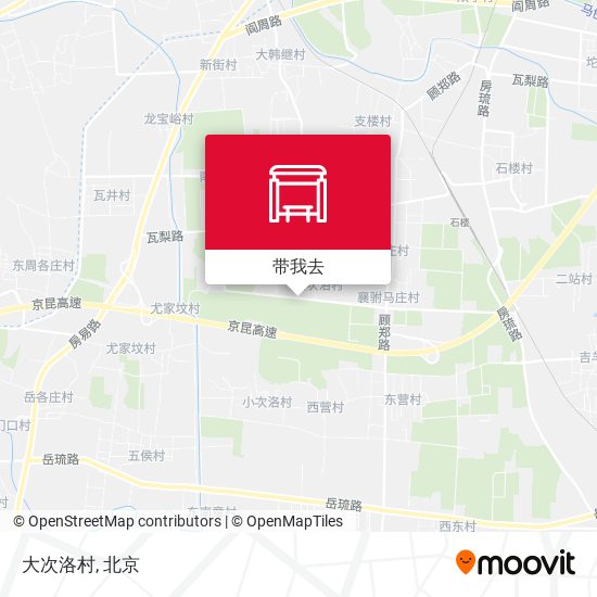 大次洛村地图