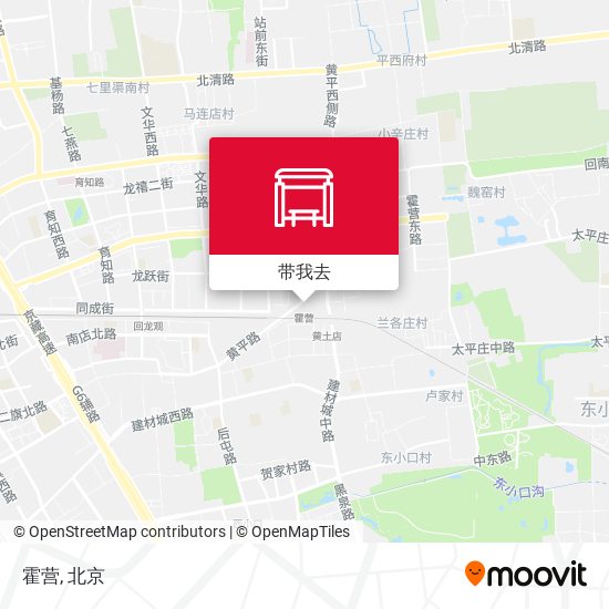 霍营地图