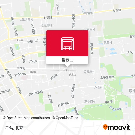 霍营地图