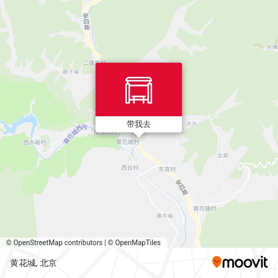 黄花城地图