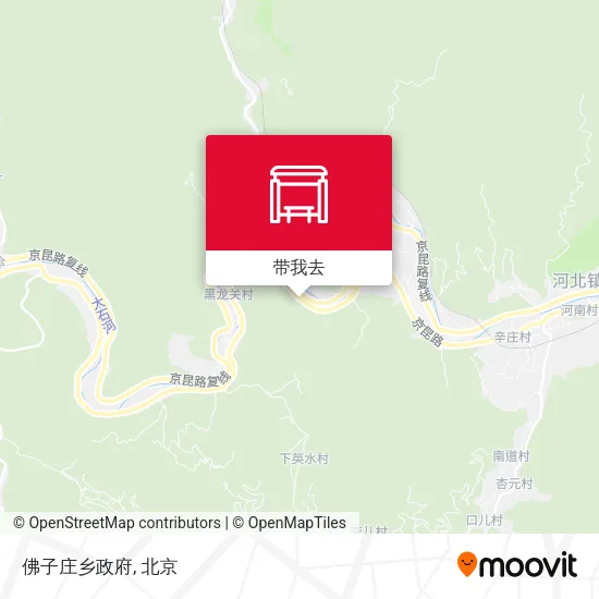 佛子庄乡政府地图