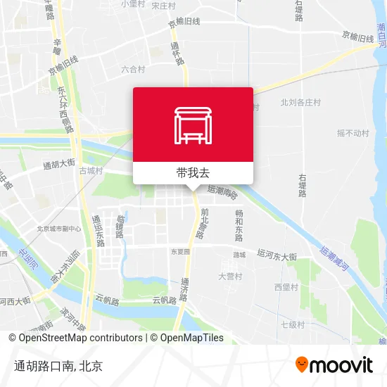 通胡路口南地图