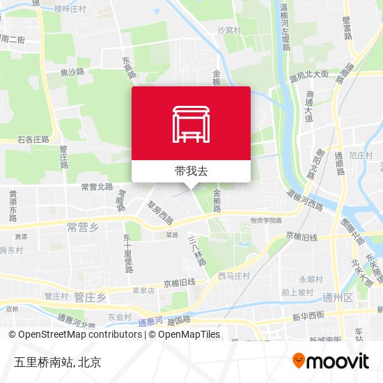 五里桥南站地图