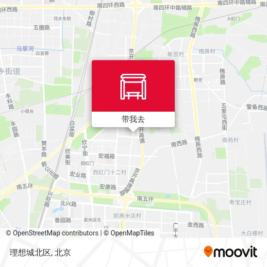 理想城北区地图