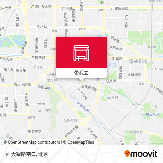 西大望路南口地图