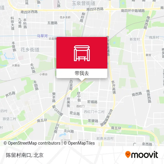 陈留村南口地图