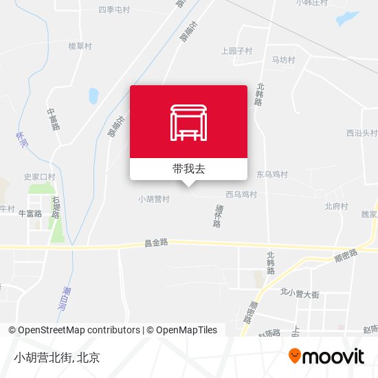 小胡营北街地图