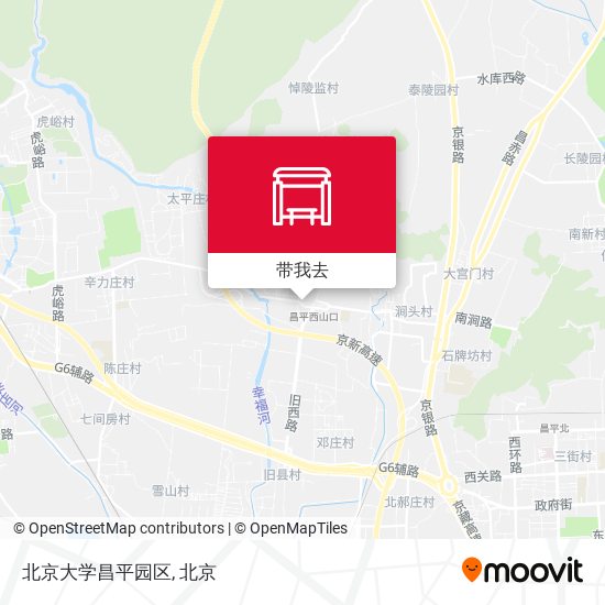 北京大学昌平园区地图