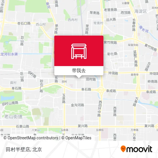 田村半壁店地图
