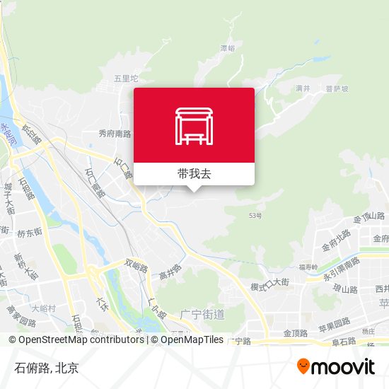 石俯路地图