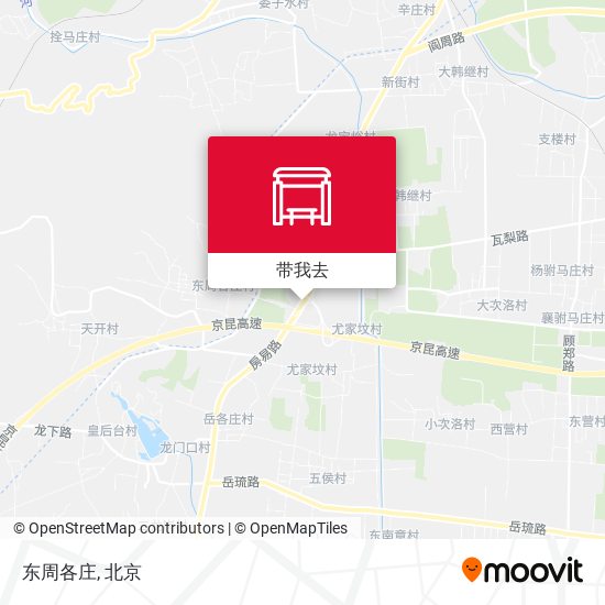 东周各庄地图