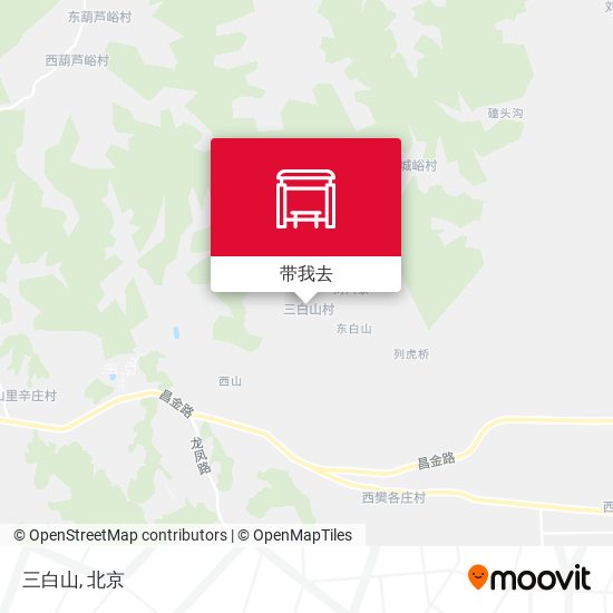 三白山地图