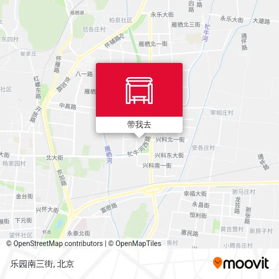 乐园南三街地图