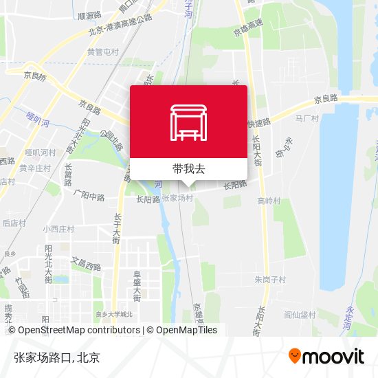 张家场路口地图