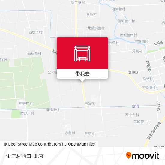 朱庄村西口地图
