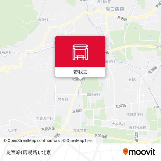 龙宝峪(房易路)地图
