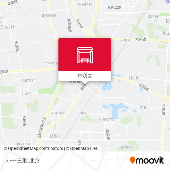 小十三里地图