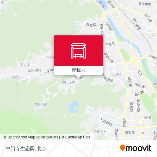 中门寺生态园地图