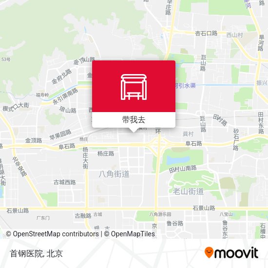 首钢医院地图