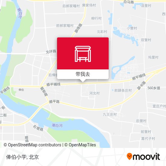 俸伯小学地图