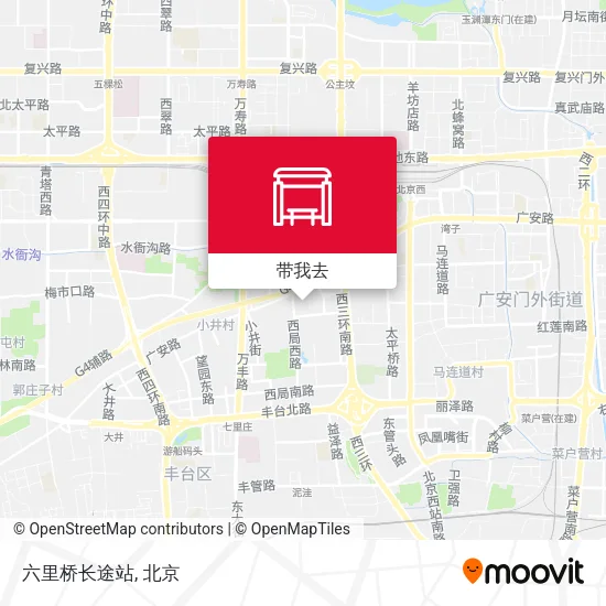 六里桥长途站地图