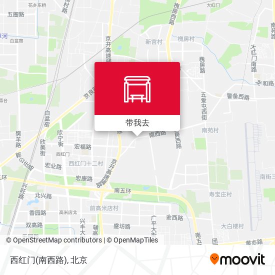 西红门(南西路)地图