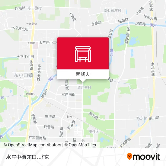 水岸中街东口地图