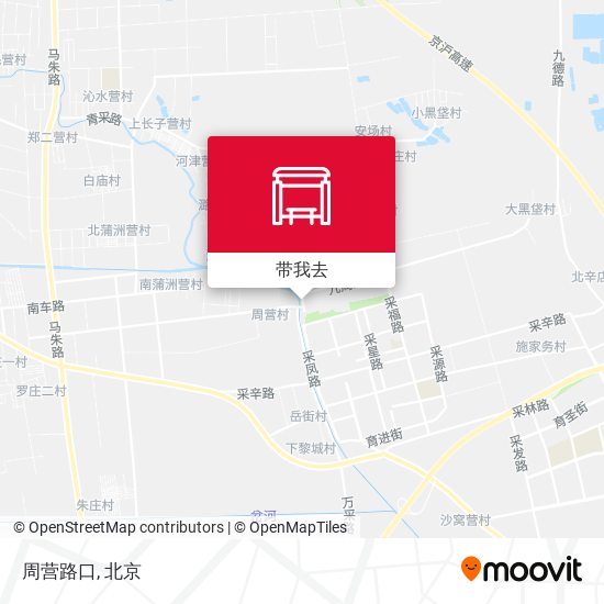 周营路口地图