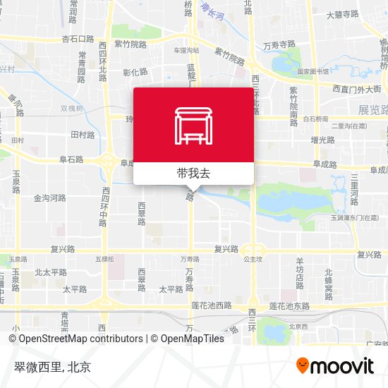 翠微西里地图