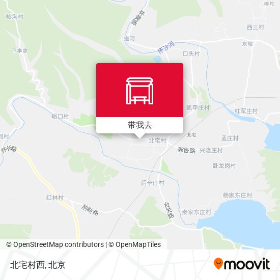 北宅村西地图