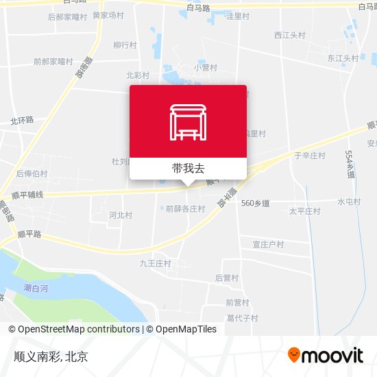 顺义南彩地图