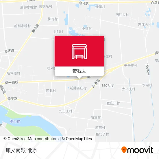 顺义南彩地图