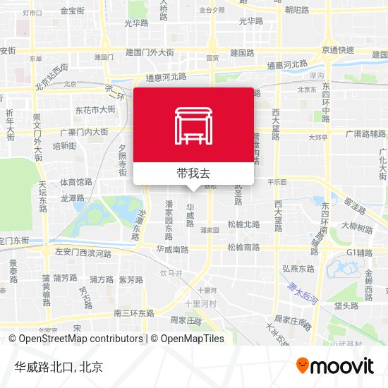 华威路北口地图