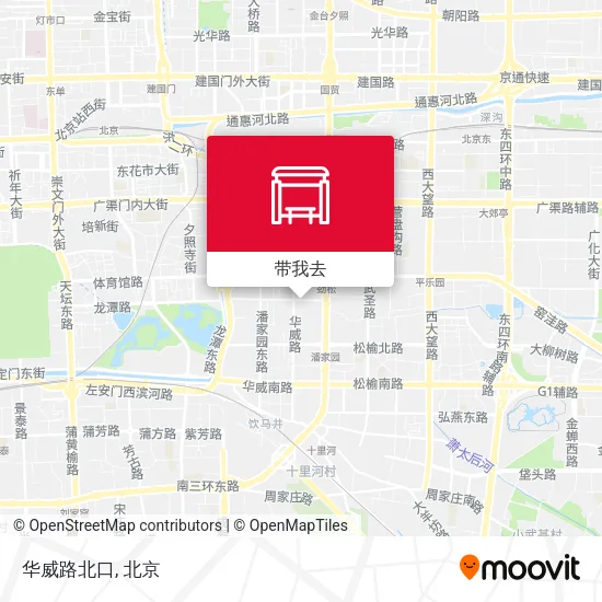 华威路北口地图