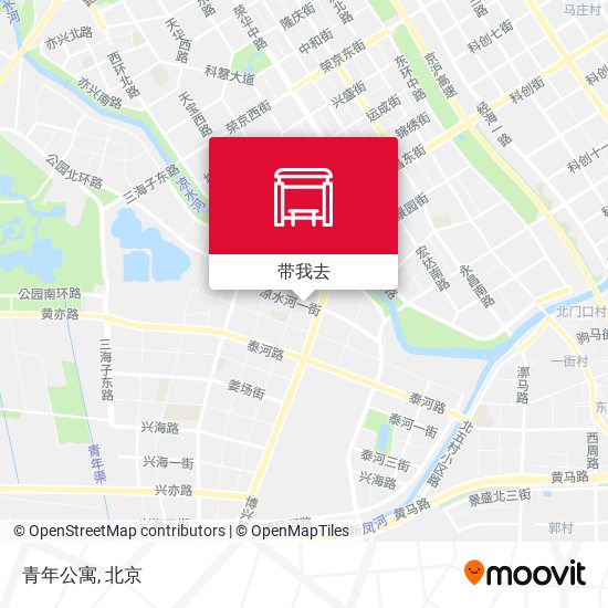 青年公寓地图