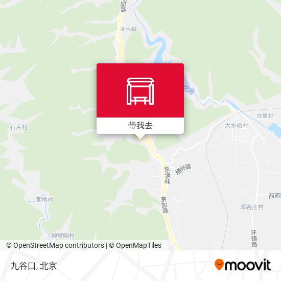 九谷口地图