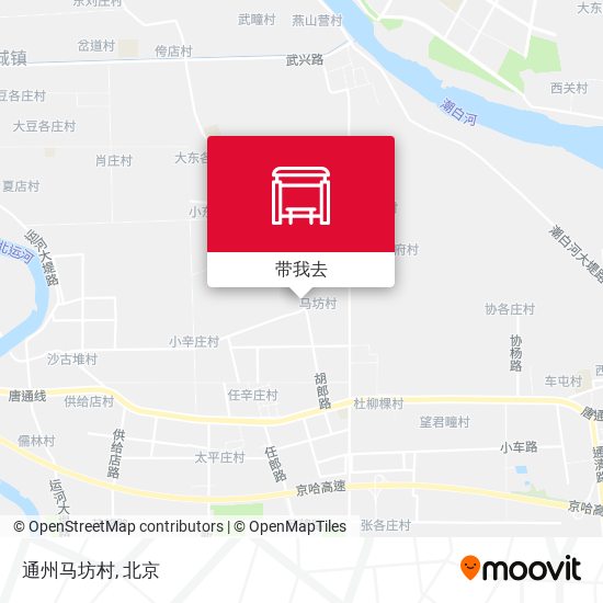通州马坊村地图