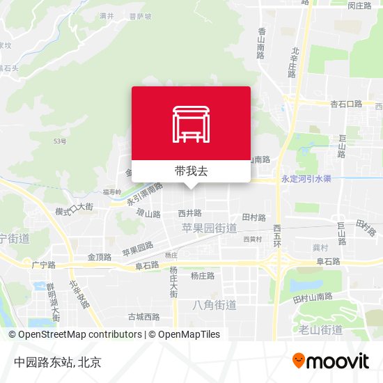 中园路东站地图
