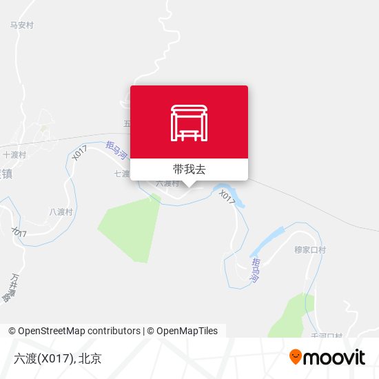 六渡(X017)地图