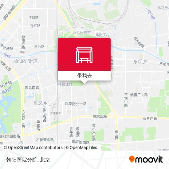 朝阳医院分院地图