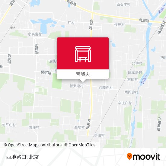 西地路口地图