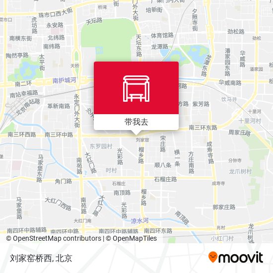 刘家窑桥西地图