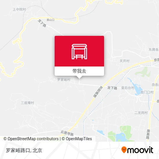 罗家峪路口地图