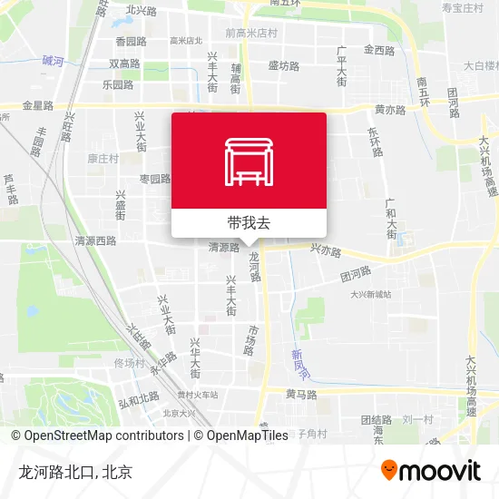 龙河路北口地图