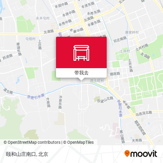 颐和山庄南口地图